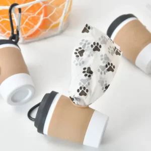 Portable Pet Poop Trash Can Dispenser Creative Coffee Cup .