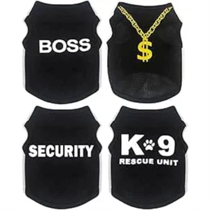 4-Pack of pet Tees.