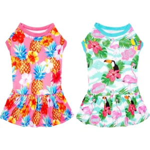 Hawaiian Dog Dresses for XXL Large Dogs .